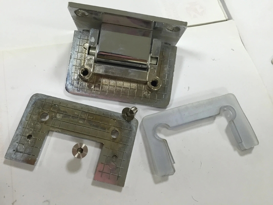 OEM CNC εξαρτήματα υλικού μεταλλικού γυαλισμένου μονόπλευρου ντουζιέρας Χινγκ με ανοξείδωτο χάλυβα