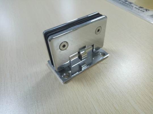 OEM CNC εξαρτήματα υλικού μεταλλικού γυαλισμένου μονόπλευρου ντουζιέρας Χινγκ με ανοξείδωτο χάλυβα