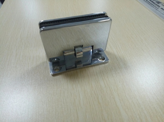 OEM CNC εξαρτήματα υλικού μεταλλικού γυαλισμένου μονόπλευρου ντουζιέρας Χινγκ με ανοξείδωτο χάλυβα