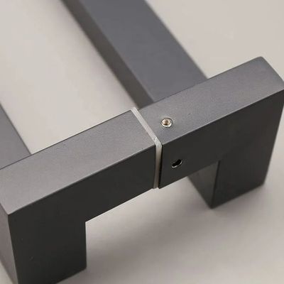 Μαύρο τετράγωνο μπαρ ντουλάπι τραβήξτε συρτάρι χειριστήρες από ανοξείδωτο χάλυβα σύγχρονο υλικό