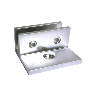 OEM CNC Hardware Parts F-Shaped Glass Panel Clamp με υλικό από ανοξείδωτο χάλυβα
