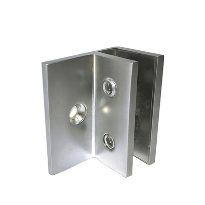 OEM CNC Hardware Parts F-Shaped Glass Panel Clamp με υλικό από ανοξείδωτο χάλυβα