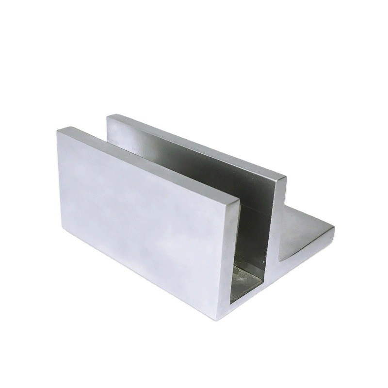 OEM CNC Hardware Parts F-Shaped Glass Panel Clamp με υλικό από ανοξείδωτο χάλυβα